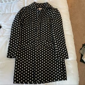 Polka Dot Peacoat